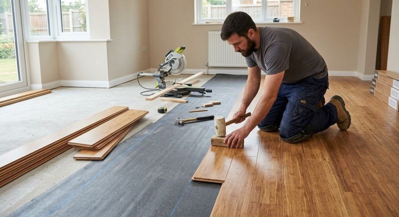 Bamboo Flooring Installation in Portland, ME