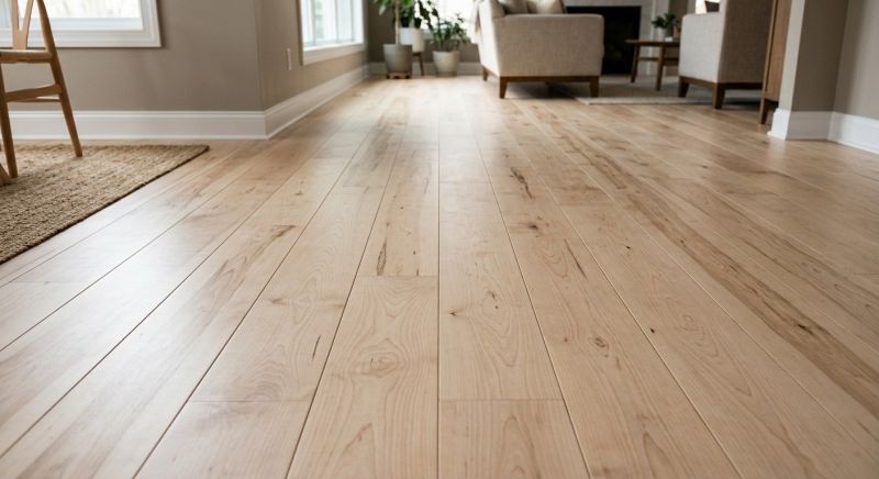 Birch Floor Installation in Portland, ME