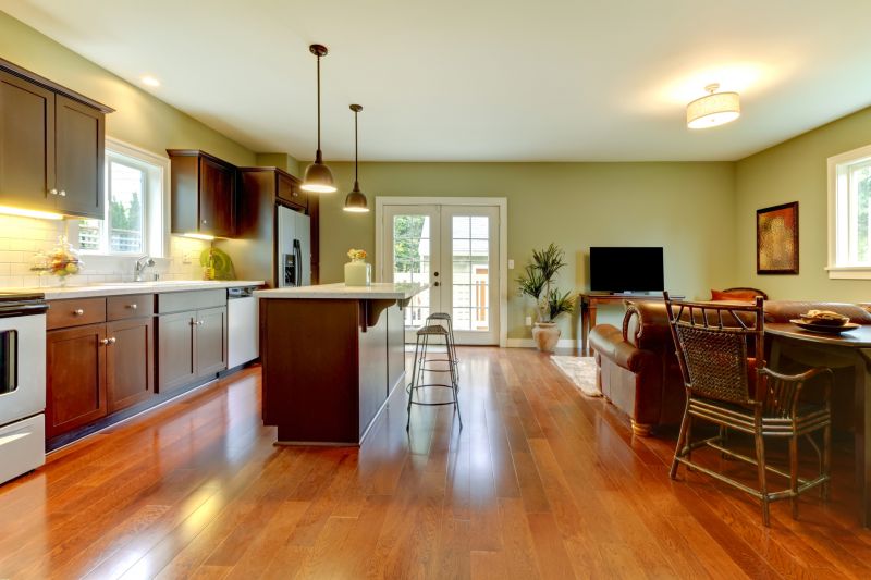 Cherry Floor Installation in Bowdoin, ME