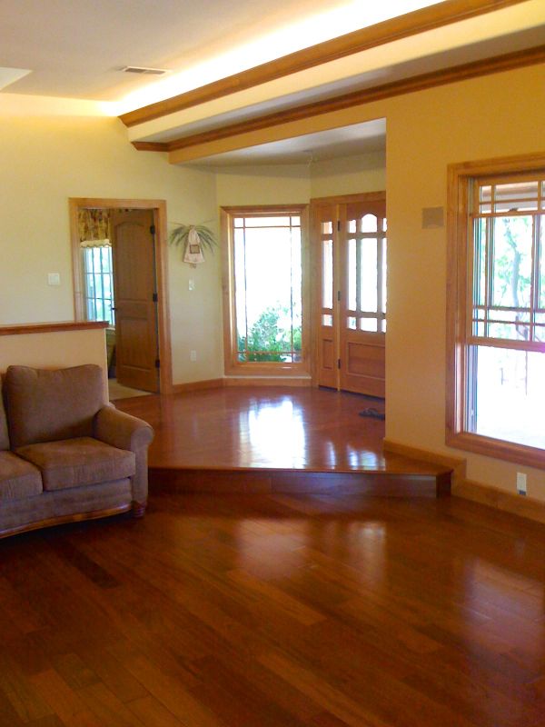 Cherry Floor Installation in Casco, ME