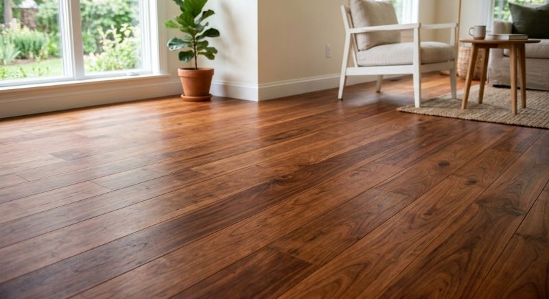 Cherry Floor Installation in Freeport, ME