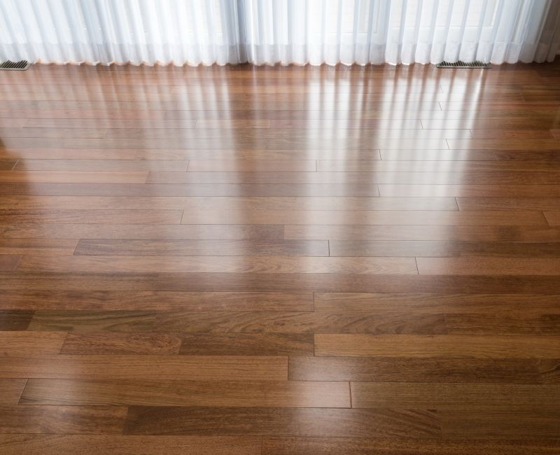 Cherry Floor Installation in Sebago, ME