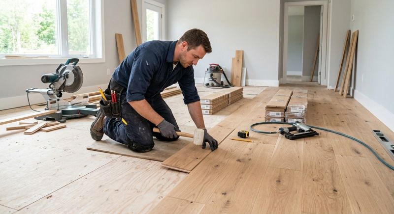 Hardwood Floor Installation in Falmouth, ME