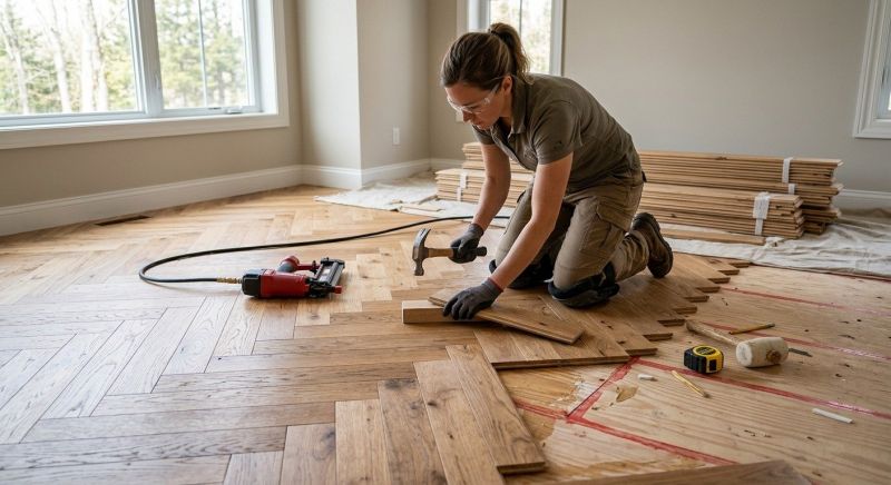 Hardwood Floor Installation in Kennebunk, ME