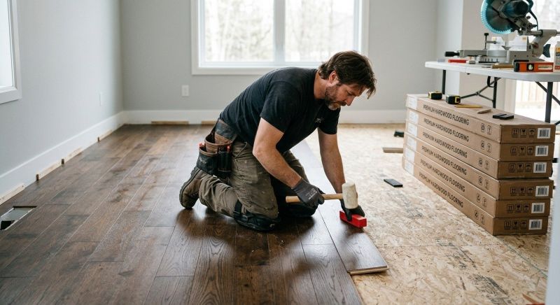 Hardwood Floor Installation in Kennebunk, ME