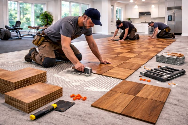 Hardwood Floor Installation in Limerick, ME