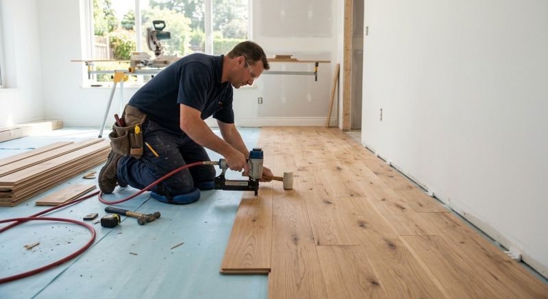Hardwood Floor Installation in Lisbon Falls, ME