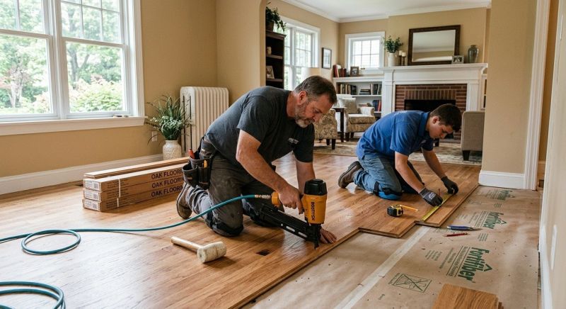 Hardwood Floor Installation in Old Orchard Beach, ME
