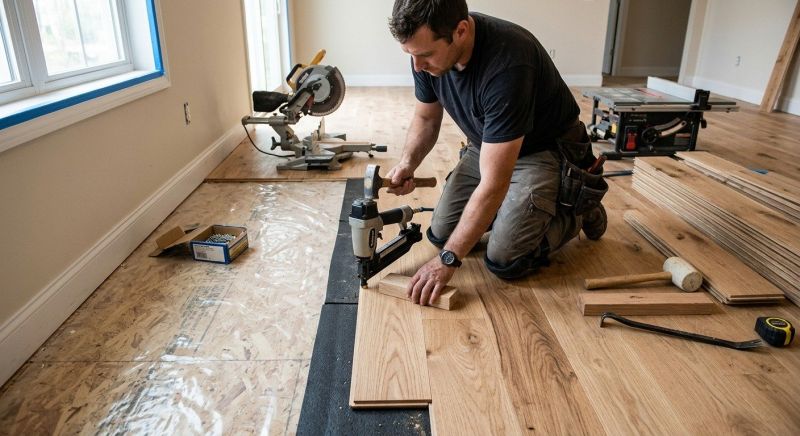 Hardwood Floor Installation in Raymond, ME