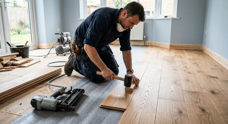 Hardwood Floor Installation in Yarmouth, ME