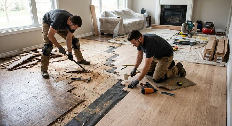 Hardwood Replacement in Casco, ME
