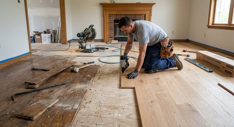 Hardwood Replacement in Limington, ME