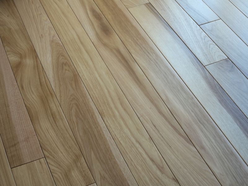 Hickory Floor Installation in Portland, ME