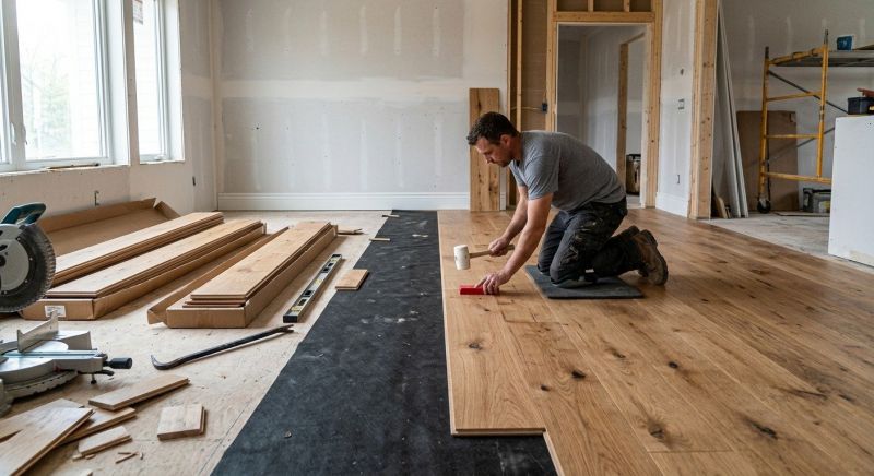Plank Floor Installation in Portland, ME