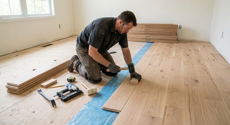 Wood Floor Replacement in Biddeford, ME