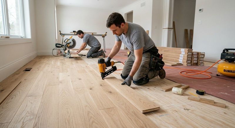 Wood Floor Replacement in Brunswick, ME