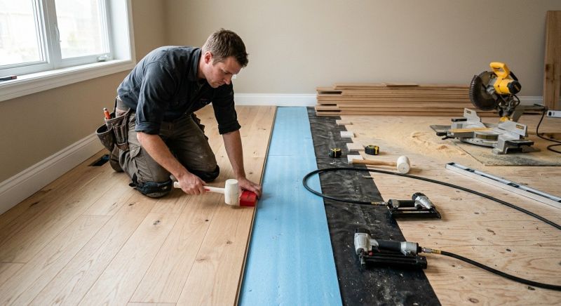 Wood Flooring Installation in Windham, ME